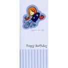 Thiệp chúc mừng Happy Birthday (BH-1061) - Cung Bảo Bình (20/1 - 18/2)