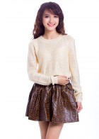 Chân Váy Da - Họa Tiết Da Beo