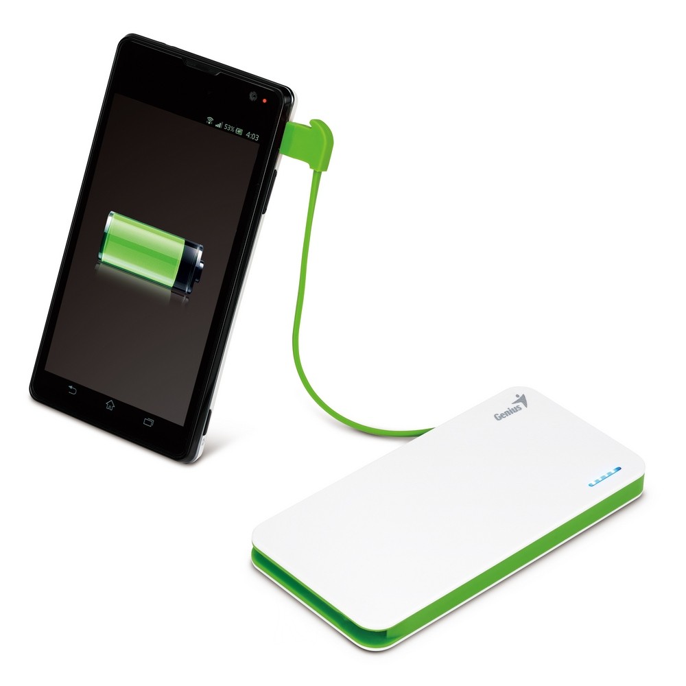 Sạc Dự Phòng Genius U800 - 8000mAh - Trắng Sạc Dự Phòng Genius U800 - 8000mAh - Trắng