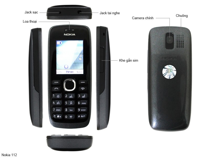 Điện Thoại Nokia 112 (2 Sim 2 Sóng) - Hàng Chính Hãng | Tiki