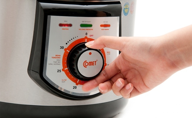 Nồi áp suất Comet CM6150 nhiều chắc năng chế độ để lựa chọn